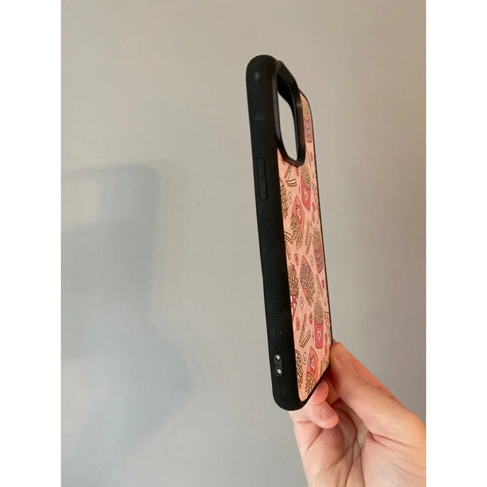 Phone Case Unisex iPhone 15 Pro Max Pink Fries Before Guys Graphic Pattern
